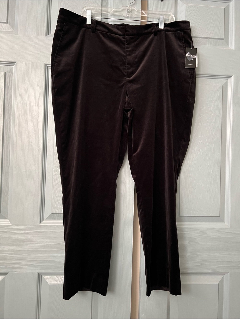Ralph Lauren Holiday Black Velvet Pant